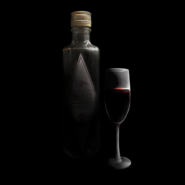 ラズベリー梅酒シルエット_r4